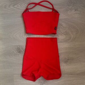 Tiger Friday Size CXL Red Kids Matching Set